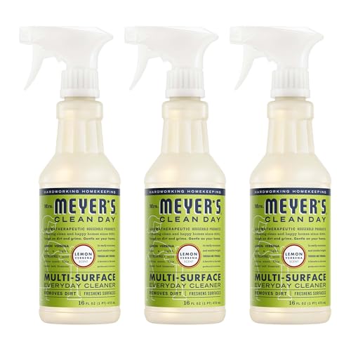 Mrs. Meyer’s Lemon Verbena Multi-Surface Cleaner Spray - 16 fl oz, Pack of 3