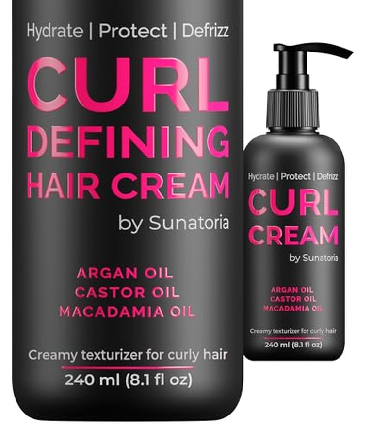 Curl Cream – Lightweight Leave-In Curl Definer with Macadamia & Argan Oil