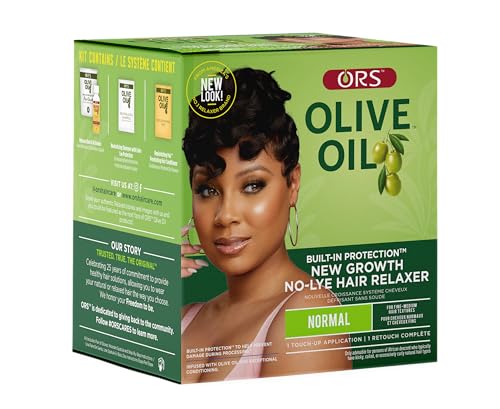 ORS Olive Oil No-Lye Hair Relaxer Normal Strength (Pack of 4)