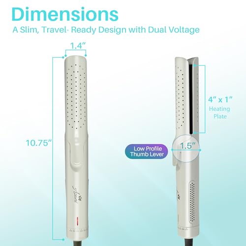 Asani 360° Airflow 2-in-1 Hair Straightener & Curling Wand