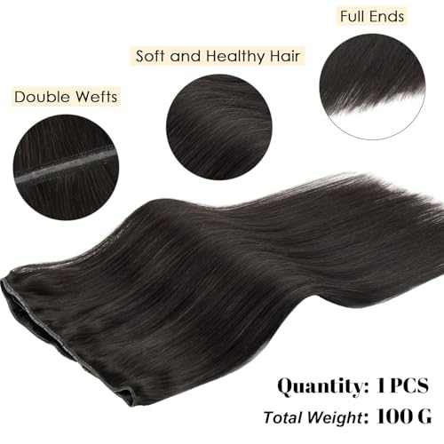 ABH AMAZINGBEAUTY Double Weft Human Hair Extensions 16 Inch