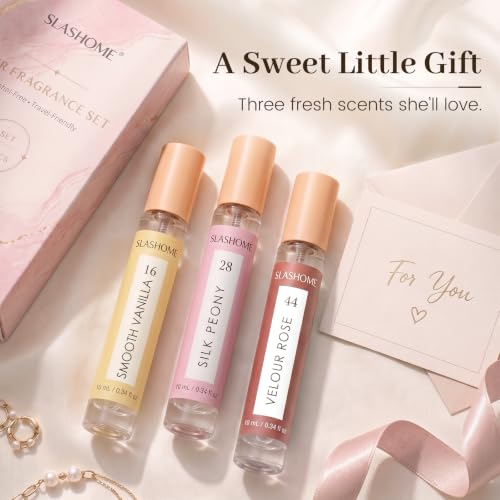 Hair Perfume Set for Women, 3x10mL Alcohol-Free Mist