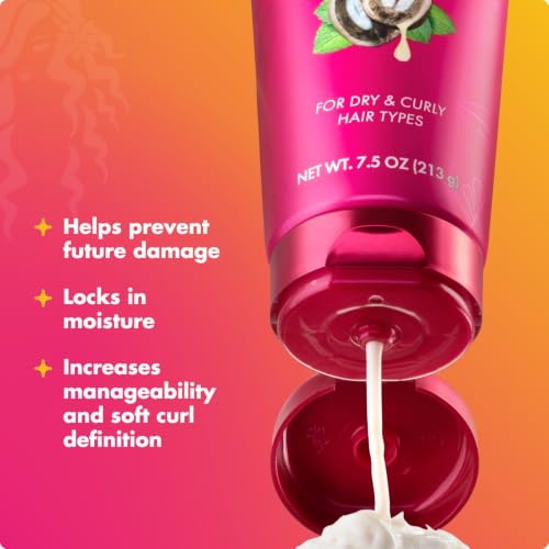Mielle Organics Babassu & Mint Curl Cream for Defined Soft Textured Hair - 7.5oz