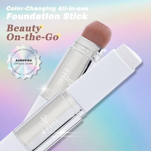 Color-Changing Foundation Stick with Brush - Light Coverage
