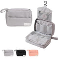 FabDay Travel Toiletry Bag with Hanging Hook – Water-Resistant