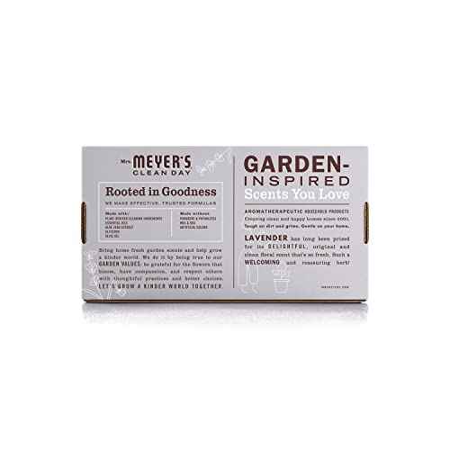 Mrs. MEYER'S CLEAN DAY Foaming Hand Soap Concentrated Refills, 4 Concentrated Refills (2 Fl. Oz each), Lavender Scent, Makes 40 Fl. Oz. of Foaming Soap Total