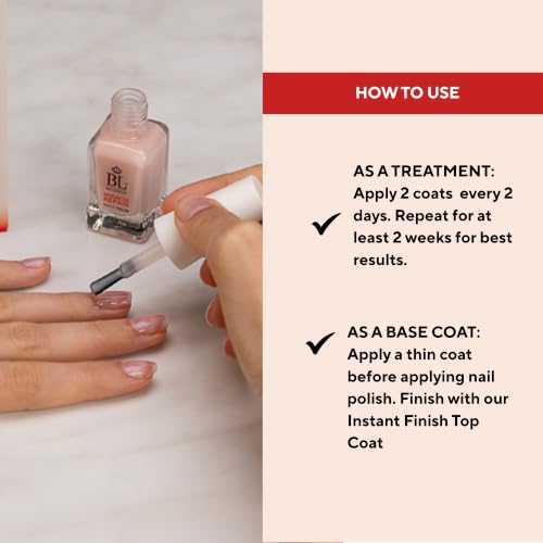 BEL London Miracle Repair Ridge Filler - Smoothing Nail Treatment Base Coat