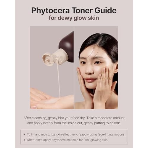Phytocera Pro Antioxidant 10X Toner - Ceramide Elasticity Age-Defying Essence Toner with Collagen, Hyaluronic Acid - Vegan and Dermatologically Tested, 9.48 fl.oz.