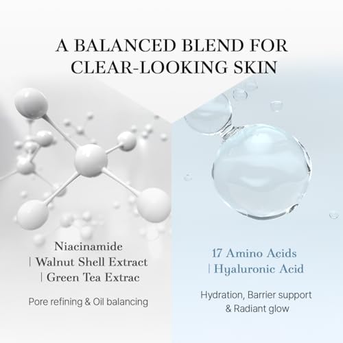 starlike Niacinamide 21% Pore Serum I 1.69 Fl oz (50ml) I Korean Moisturizing & Oil Balancing Facial Serum I Soothing, Lightweight & Fresh Finish I 17 Amino Acids & Hyaluronic I Glowing Skin Care