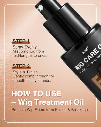 EJW Wig Oil Spray – Argan, Coconut & Jojoba for Shine