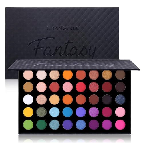 UCANBE Pigmented Eyeshadow Palette - Matte Shimmer Metallic
