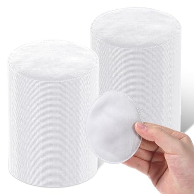 100 Pcs Large Oval Cotton Pads, Soft Lint-Free Makeup Remover