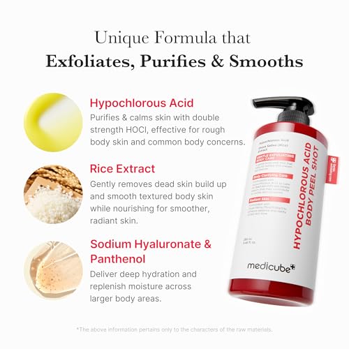 medicube Dual Body Peel Shot Duo – Hypochlorous Acid & Turmeric