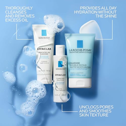 La Roche-Posay Effaclar Daily Acne Kit - Cleanser, Toner & Moisturizer