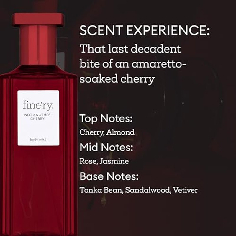 Fine'ry Body Mist Trio - Cherry, Pistachio & Vanilla (5 oz x 3)