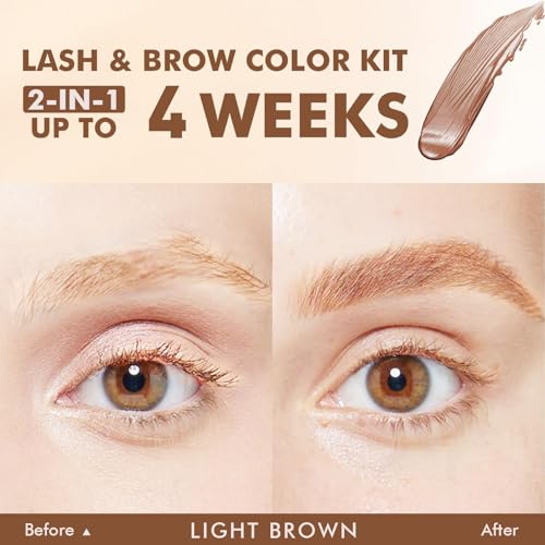 Light Brown Lash & Eyebrow Color Kit - 8 Week
