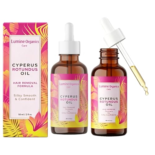 Natural Cyperus Rotundus Oil for Hair Removal & Skin Care - 2PC