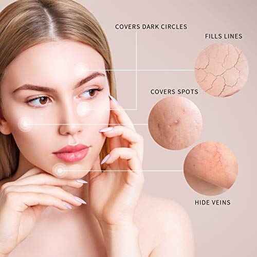 BellaTerra Cosmetics Eye Primer for Eyeshadow | Long-Lasting Shadow Base & Eyelid Concealer for Dark Circles & Veins | Matte Finish | Fragrance-Free for Sensitive Skin | .32 oz Crease-Proof Formula