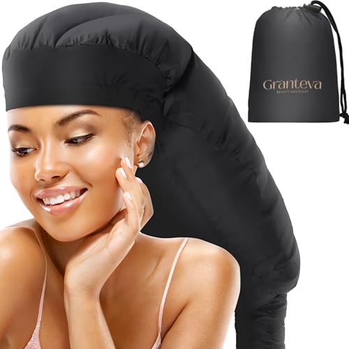 Granteva XL Soft Satin Bonnet Hair Dryer Attachment for Locs & Curly Hair