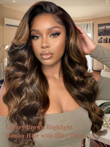 Body Wave Human Hair Bundles - 16/18/20 Inch Honey Blonde Ombre