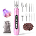 Cordless Electric Nail Drill - Rechargeable, 10 Speed, Low Noise