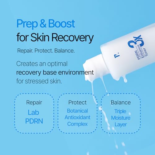PAMS IBC 3X PDRN Enhance Toner, 6.76 fl.oz. 200ml, 3rd Generation PDRN, Panthenol, Botanical Extracts, Korean Skin Care
