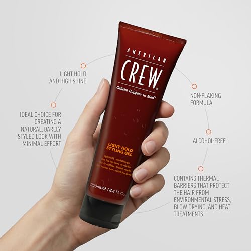 American Crew Hair Gel - Light Hold, Natural Shine, 8.4 oz