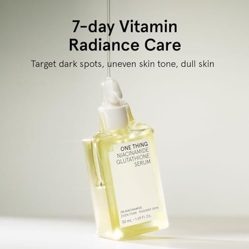ONE THING Niacinamide Glutathione Serum (1.69 fl.oz / 50ml), Korean Skincare, Hydrating and Soothing serum for face