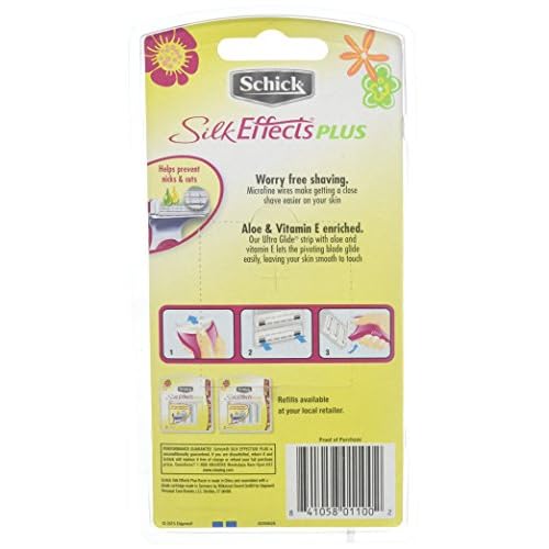Schick Silk Effects Plus Razor 1 Each