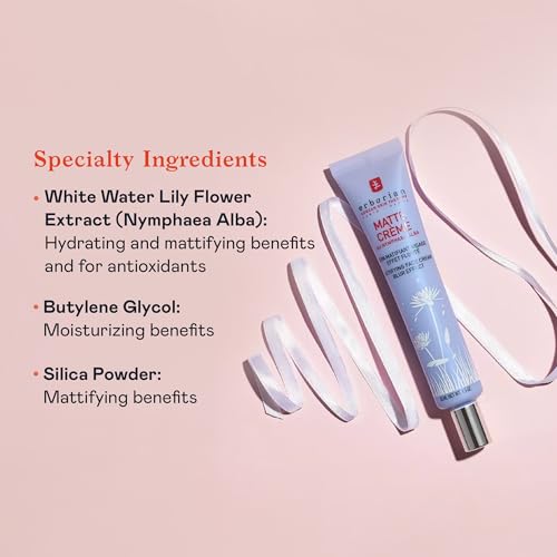 Erborian Matte Face Cream - Mattifying & Blurring Primer for Excess Sebum - Multi-Purpose Facial Primer Blurs the Appearance of Pores for a Natural Powdery Finish1.5 Oz