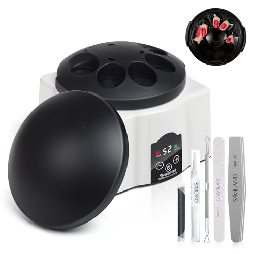 SAVILAND Steam Nail Polish Remover Machine - Gel & Acrylic Removal Kit