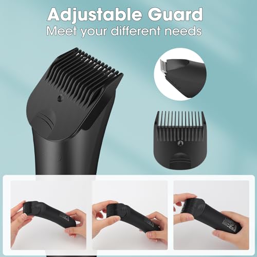 Manscape Ball Trimmer for Men, Body& Pubic Hair Trimmer and Groin Hair Shaver, Bikini Shaver Women, Wet/Dry Smooth Shaving, IPX7 Waterproof