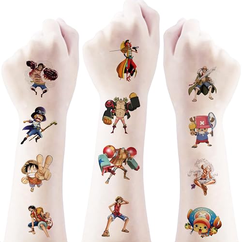 40pc One Piece Temporary Tattoos for Kids Party