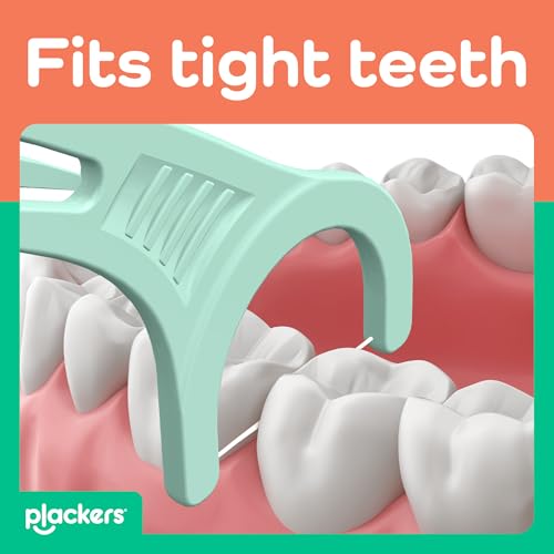 Plackers Micro Line Floss Picks - Intense Mint, 300 Count