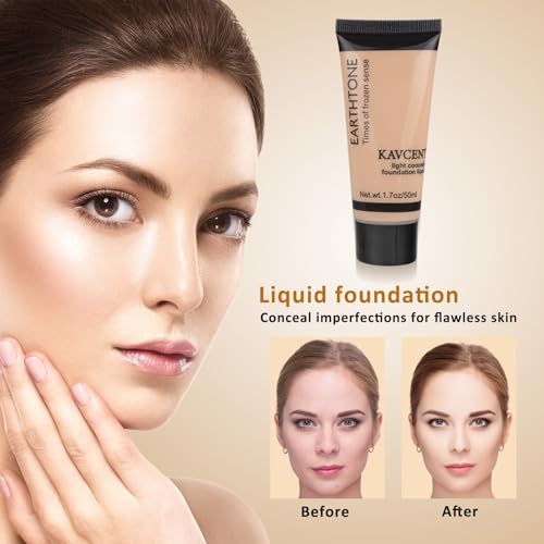 All in One Makeup Kit For Women Girls Teens Makeup set 16 Colors Eyeshadow Palette Foundation Eyeliner Contouring Stick Lip Gloss Eyebrow Mascara Makeup Brushes Makeup Gift Sets