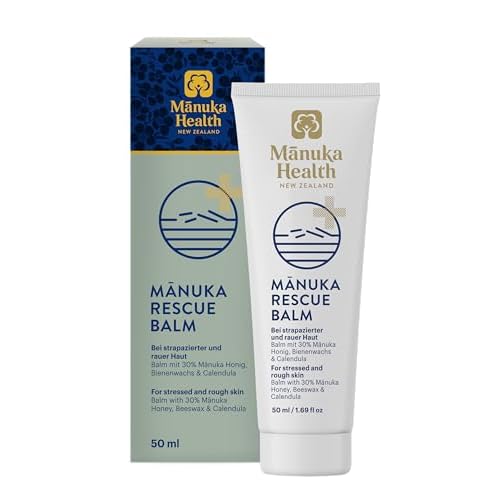 Manuka Health Manuka Rescue Balm - Medical Grade Manuka Honey Wound Care with Aloe, Beeswax & Calendula ? Fast Acting, Long Lasting Care for Stressed & Rough Skin, 1.69oz?