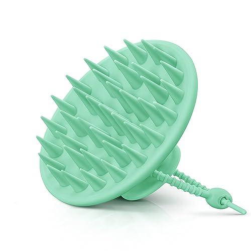 HEETA Silicone Scalp Massager Brush for Hair Growth & Dandruff Relief