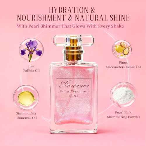 NP NATURES PHILOSOPHY Hair Perfume, Leave-in Hair Serum & Shine Spray for Women, Anti-Frizz Hair Care, Lightweight Leave-in Conditioner & Glossier Hair Perfume oils - 1.7 Fl oz