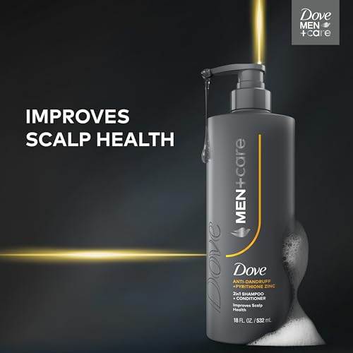 Dove Men+Care Anti-Dandruff 2-in-1 Shampoo & Conditioner, 18 oz