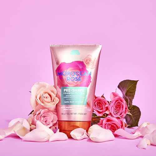 Tree Hut Moroccan Rose Shave Prep Polish | Gently Soothe & Prep Skin for an Even Closer Shave | Exfoliating Shave Essential | 7 fl oz.