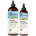 Sky Organics Castor Oil16 fl oz & 8 fl oz