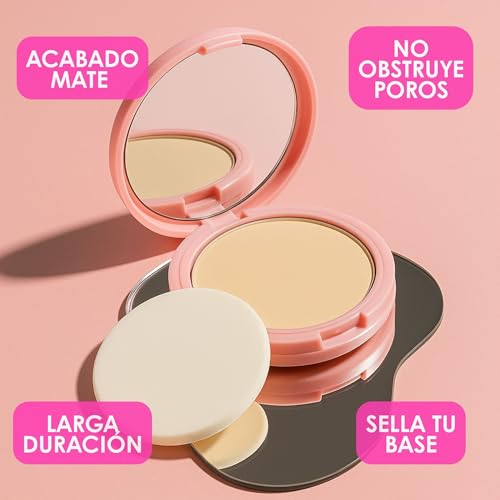 Pink Up Mineral Cover Compact Powder | Matte Finish