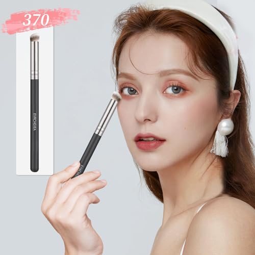 Angled Flat Concealer Brush Set - 2pcs Dense Under Eye & Contour Brushes - Variation 270+370