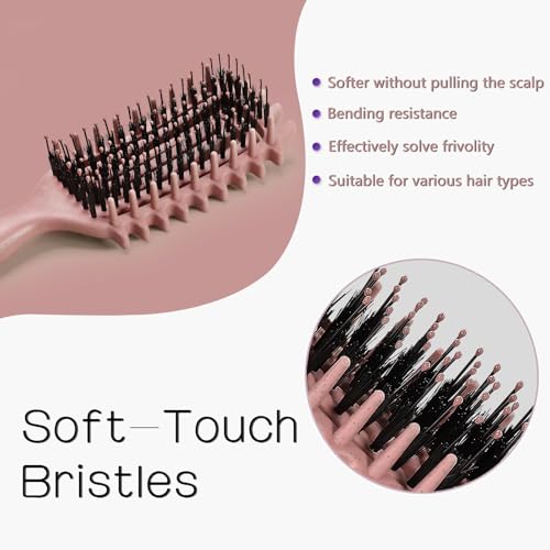Curly Hair Brush with Vented Design - Frizz Control & Detangling