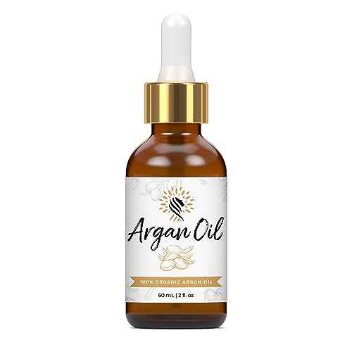 Argan Cosmetics 100% Pure Organic Moroccan Argan Oil for Hair, Skin, Nails, Cuticles, Face & Beards - Cold Pressed, Unscented - Filtered Through Cotton & Charcoal - All Natural Moisturizer - 2 Fl Oz