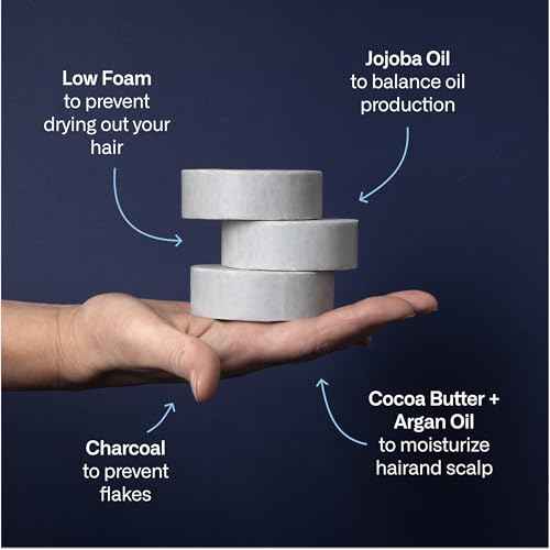 Modern Mammals Light Shampoo Bar - Gentler Wash for Better Hair, Minimalist Hair Care, Low Lather, Sensitive Scalps, No Poo, Vegan, Natural Ingredients, Fragrance-Free (2 Pack x 2.4oz Bars)