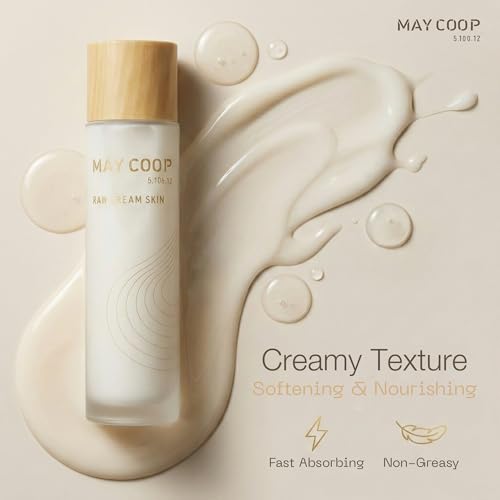 May COOP Cream Skin Toner for Face | 2-in-1 Toner & Moisturizer for Deep Hydration | 85% Maple Sap, Lightweight Essence, Softening, Nourishing | Korean Skincare, Vegan, Clean Beauty, 3.71 fl.oz.