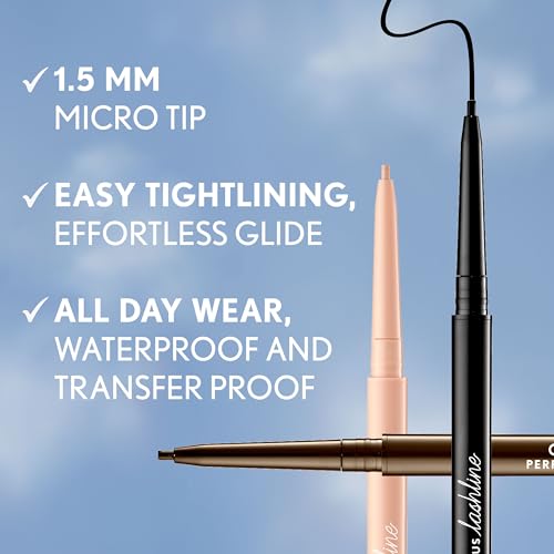 CoverGirl Perfect Point Plus Lashline Micro Eye Pencil, Bold Black