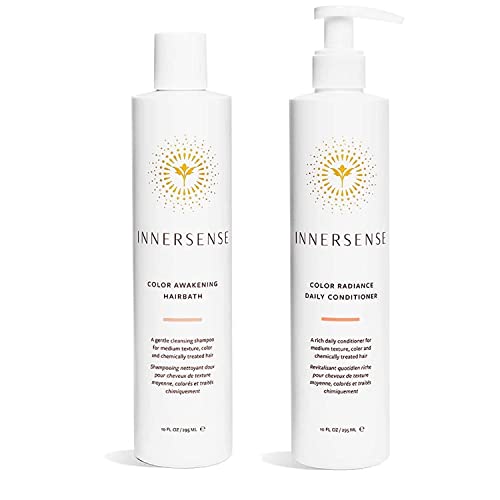 Innersense Color Awakening Hairbath Shampoo + Color Radiance Daily Conditioner Set