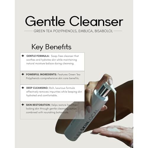 Gentle Soap-Free Facial Cleanser with Green Tea